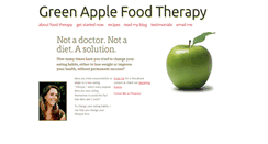 Desktop Screenshot of greenapplefoodtherapy.com